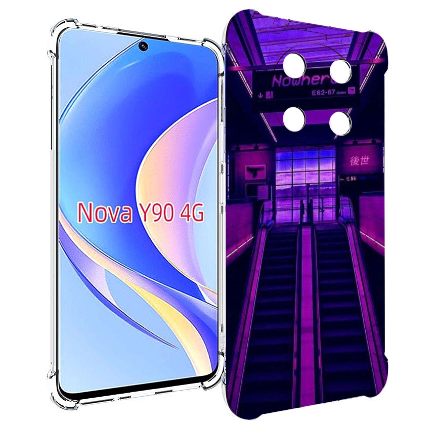 

Чехол MyPads фиолетовый эскалатор для Huawei Nova Y90 (CTR-LX1) / Enjoy 50 Pro, Tocco