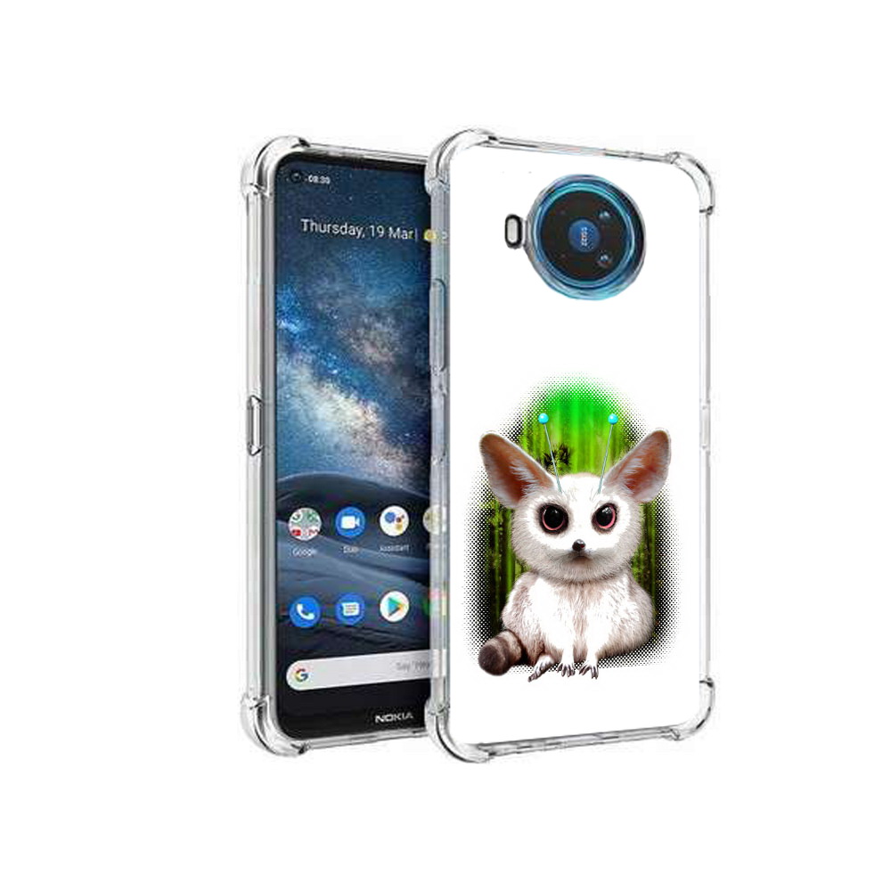 

Чехол MyPads Tocco для Nokia X100 пушистое животное (PT227057.109.560), Прозрачный, Tocco