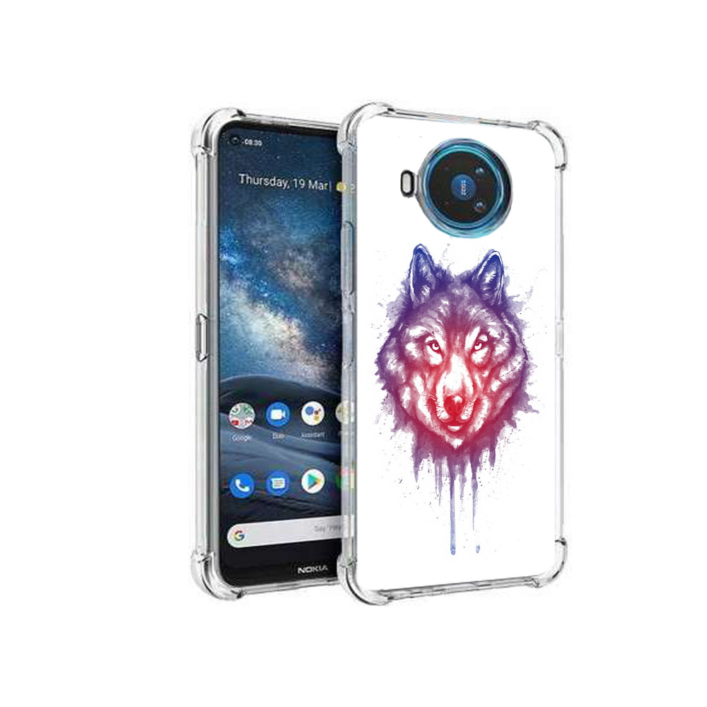 

Чехол MyPads Tocco для Nokia X100 пушистый волк (PT227057.109.561), Прозрачный, Tocco
