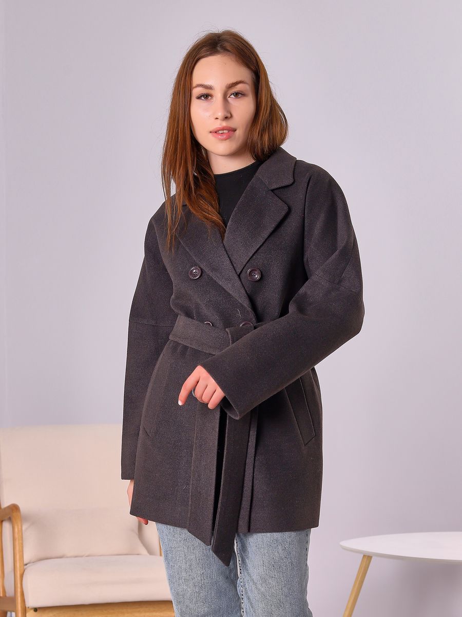

Пальто женское Louren Wilton 062-Кор серое 46 RU, Серый, 062-Кор