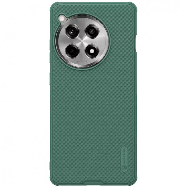 

Чехол Nillkin Super Frosted Shield Pro из пластика и ТПУ для OnePlus 12R / Ace 3, зеленый, Super Frosted Shield Pro