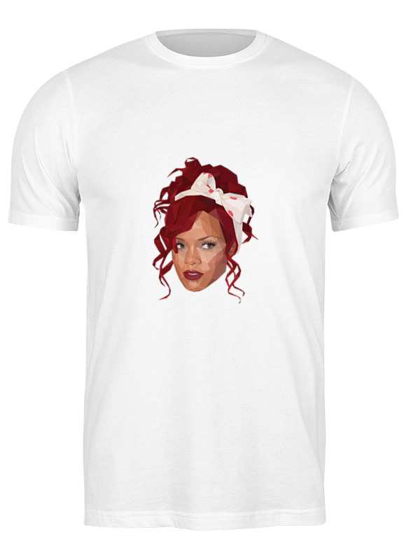 

Футболка мужская Printio Рианна белая 3XL, Белый, Рианна