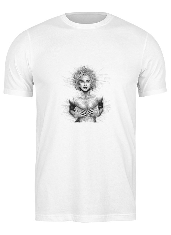 

Футболка мужская Printio Madonna белая 3XL, Белый, Madonna