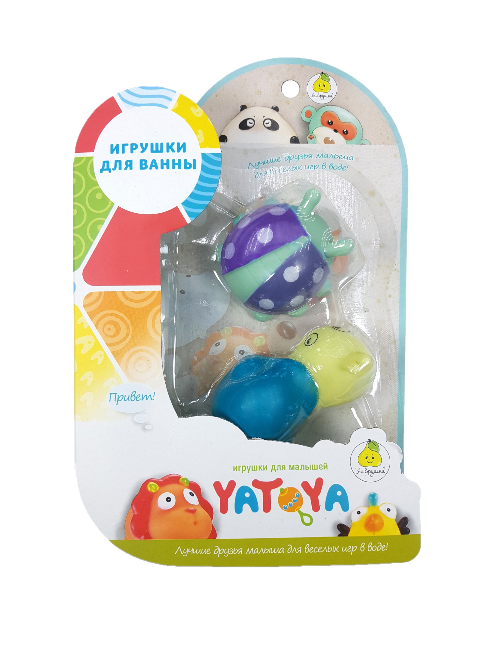

Игрушка для ванной "Любимый сад", 2 штуки (божья коровка, улиточка)