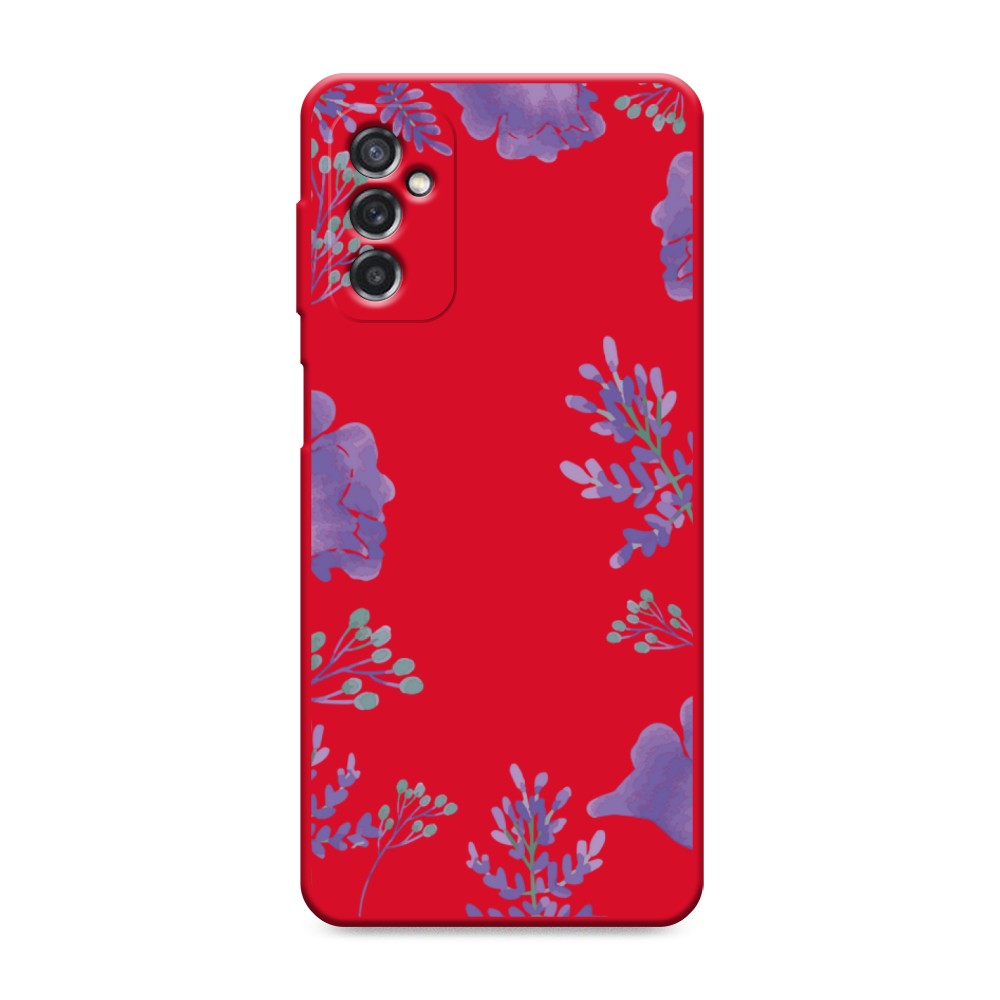 

Чехол Awog на Samsung Galaxy M52 / Самсунг M52 "Сиреневая цветочная рамка", Разноцветный, 2104353-1