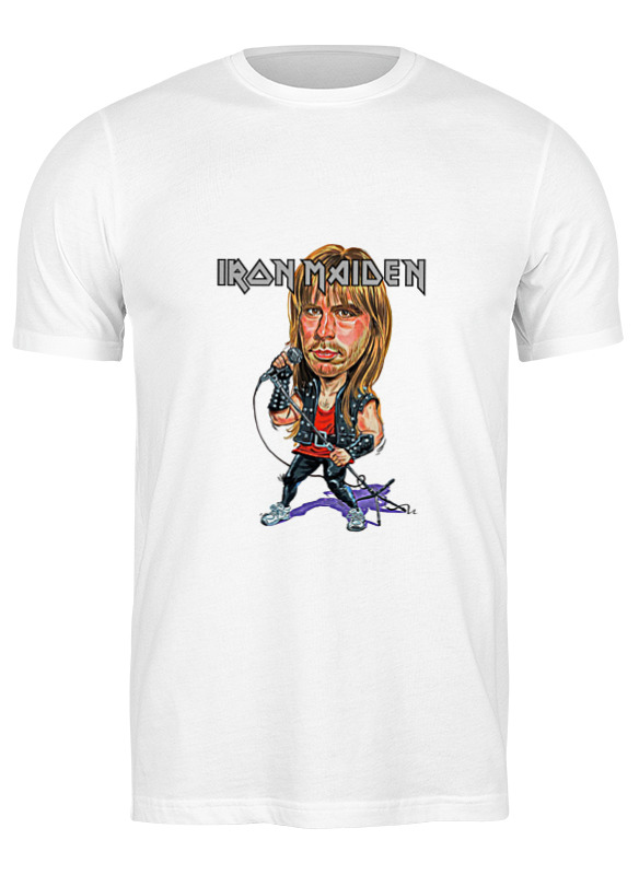 

Футболка мужская Printio Iron maiden band белая 3XL, Белый, Iron maiden band