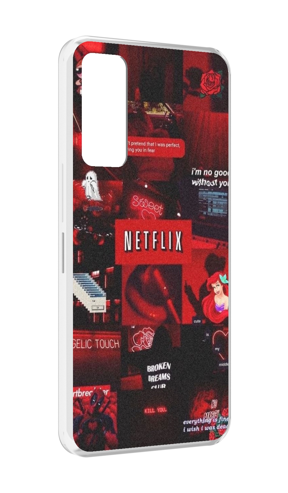 

Чехол MyPads Красные-проекты для TCL 30 / TCL 30 5G / TCL 30+ plus, Прозрачный, Tocco