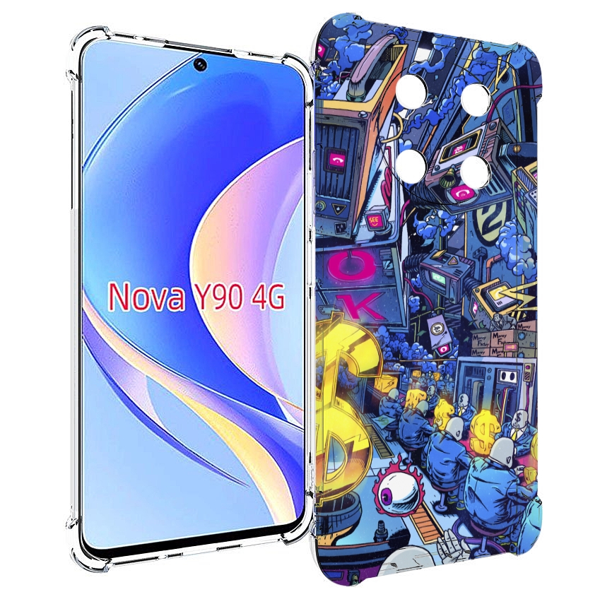 

Чехол MyPads футуристичная картинка для Huawei Nova Y90 (CTR-LX1) / Enjoy 50 Pro, Tocco