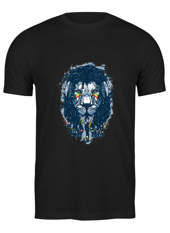 

Футболка мужская Printio Rastaleon черная 3XL, Черный, Rastaleon