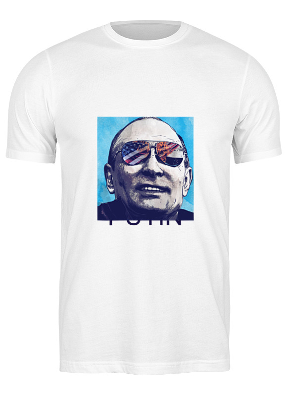 

Футболка мужская Printio Путин белая 2XL, Белый, Путин