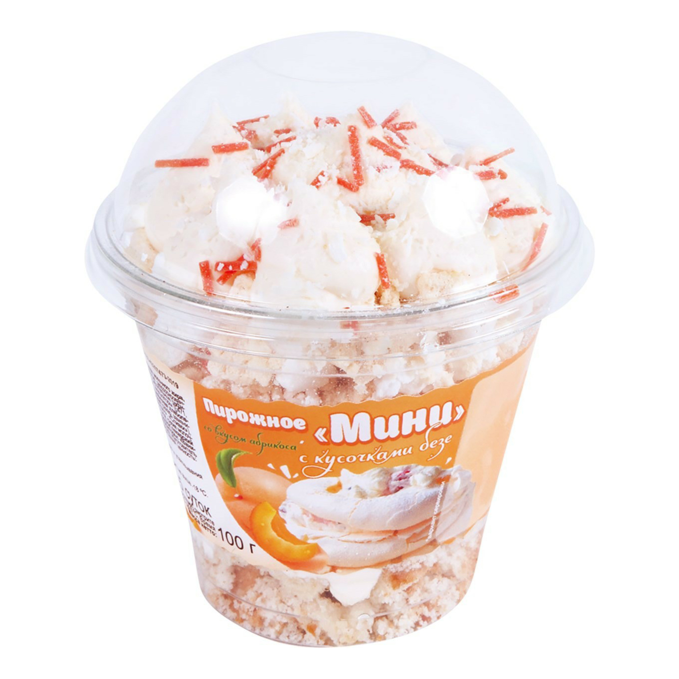 

Пирожное Смак Мини со вкусом абрикоса 100 г