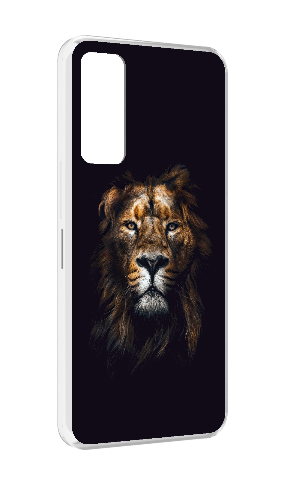 

Чехол MyPads Лев-в-тени мужской для TCL 30 / TCL 30 5G / TCL 30+ plus, Прозрачный, Tocco