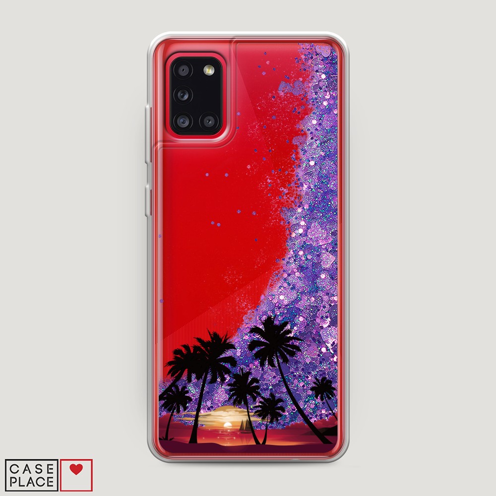 

Чехол Awog на Samsung Galaxy A31 / Самсунг A31 "Закат и пальмы", Разноцветный, 2100392-1
