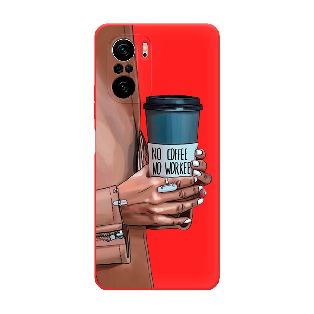 

Чехол Awog на Poco F3 "No coffee", Разноцветный, 310153-1