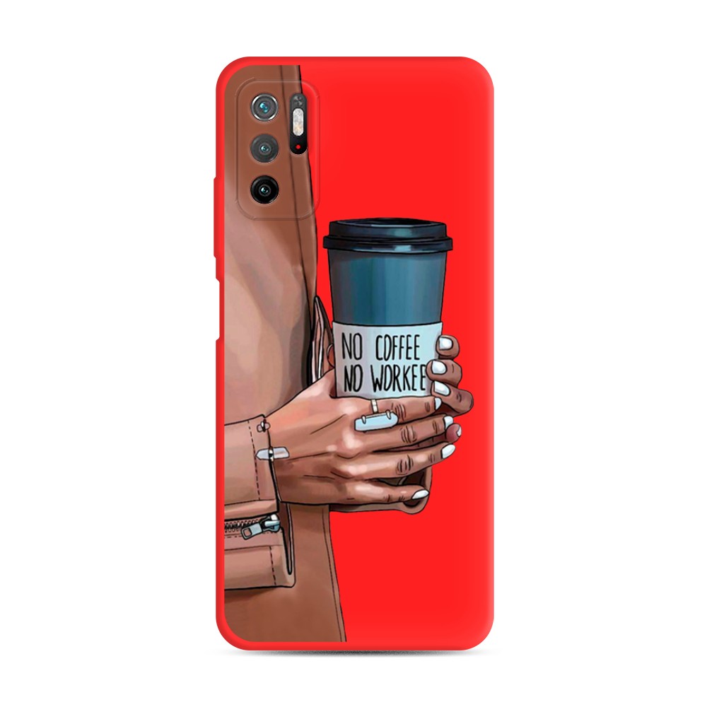 

Чехол Awog на Poco M3 Pro "No coffee", Разноцветный, 311053-1