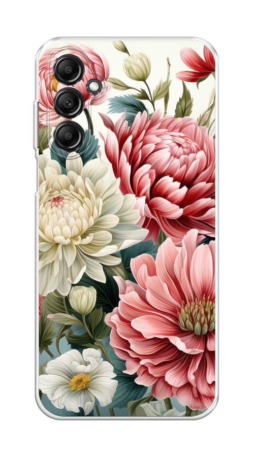

Чехол на Samsung Galaxy A15 "Садовые цветы рисунок", Розовый;зеленый;белый, 2108950-1