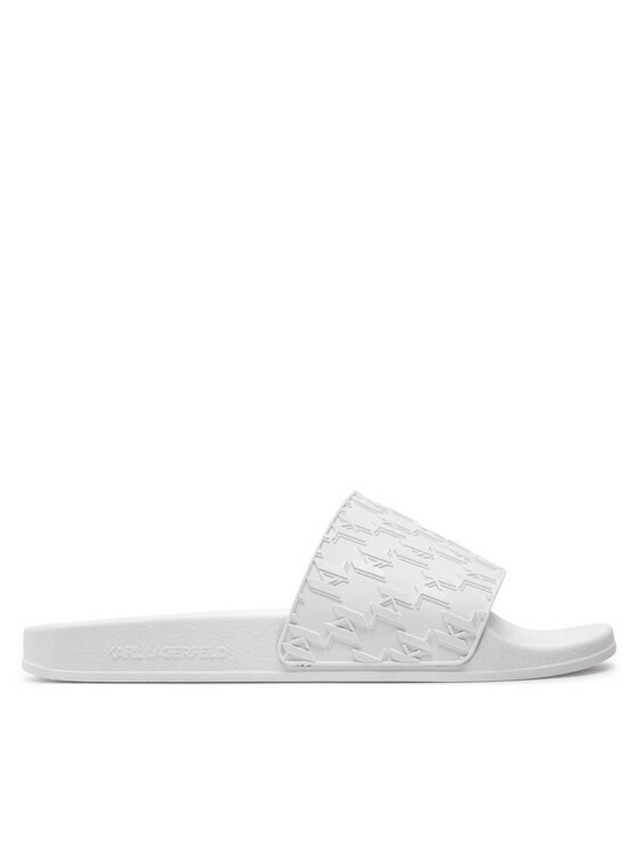 

Сланцы мужские Karl Lagerfeld KL70003 белые 41 EU, Белый, KL70003