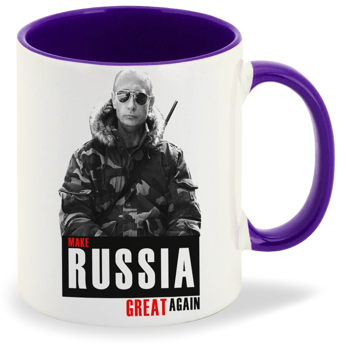 

Кружка CoolPodarok Путин RUSSIA, Путин RUSSIA