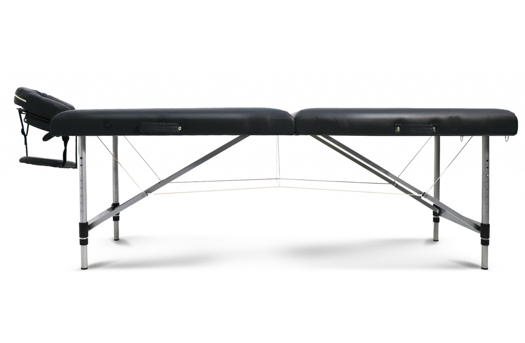фото Массажный стол складной start line aluminium black