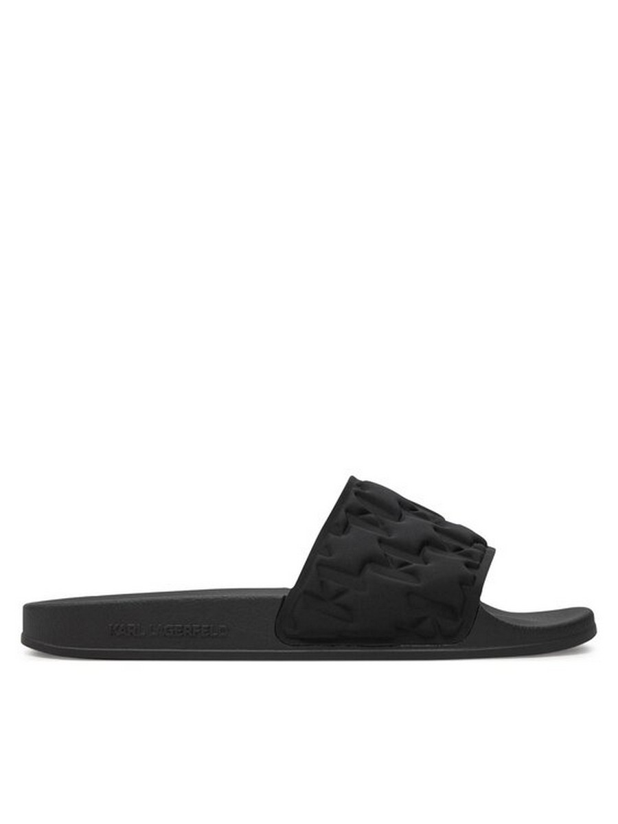 

Сланцы мужские Karl Lagerfeld KL70014 черные 42 EU, Черный, KL70014