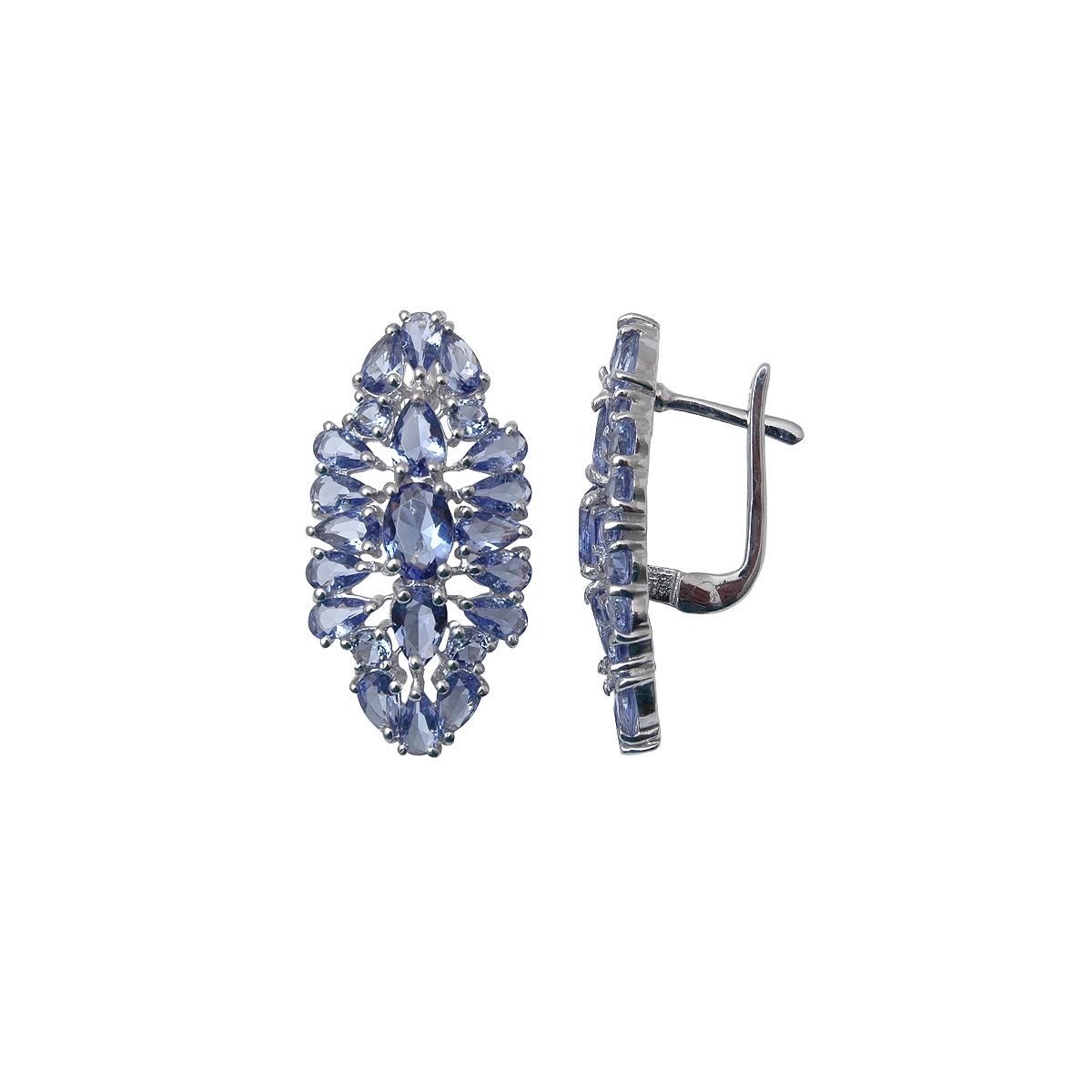 

Серьги женские из серебра Balex Jewellery 2410931539, танзанит