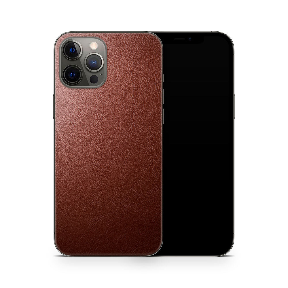 

Наклейка Glueskin из натуральной кожи Rook для Apple iPhone 15 Pro, Коричневый