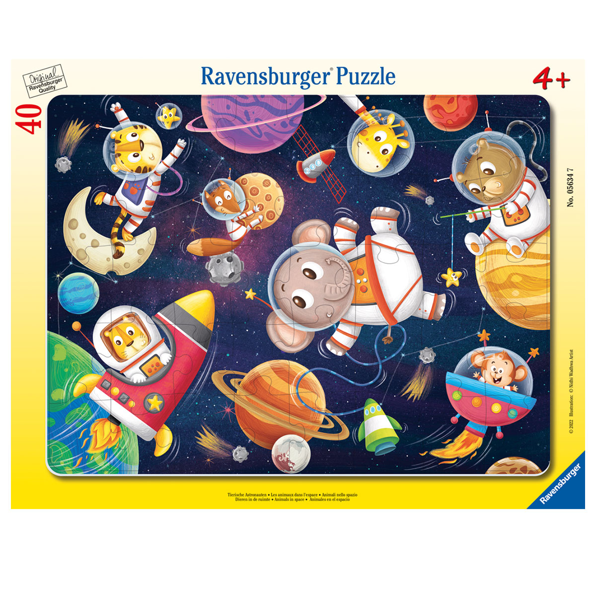 Пазл Ravensburger Изучение космоса, 40 деталей