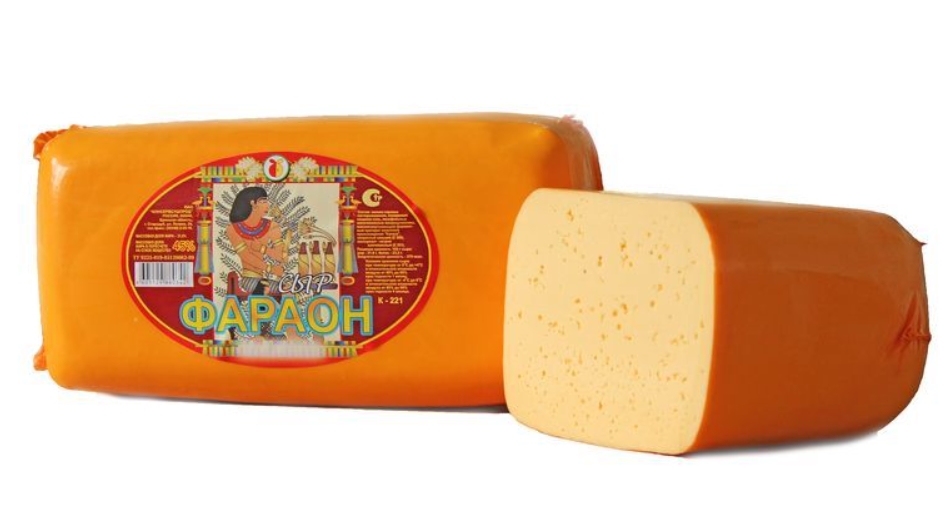 

Сыр полутвердый Стародуб Фараон 45% БЗМЖ