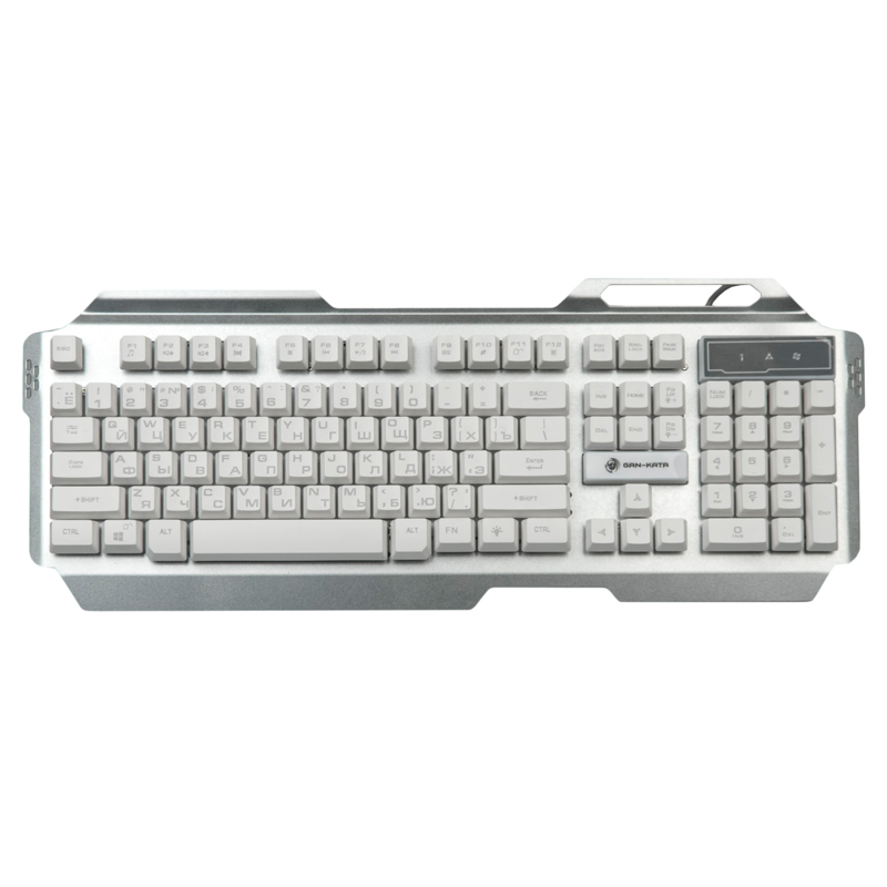 

Проводная клавиатура Dialog Gan-Kata KGK-25U White/Silver, Gan-Kata KGK-25U