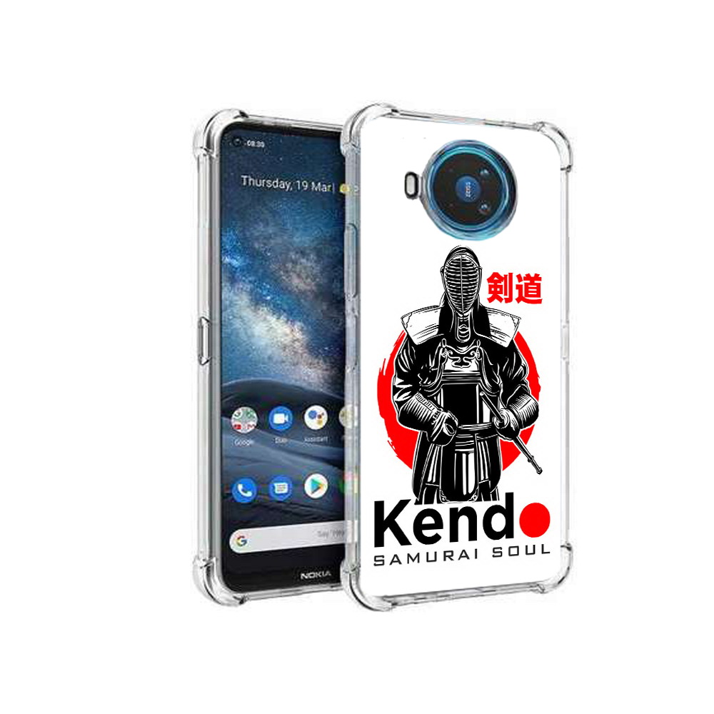 

Чехол MyPads Tocco для Nokia X100 рисованый самурай (PT227057.109.581), Прозрачный, Tocco