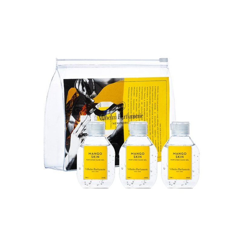 

Гель-санитайзер для рук Vilhelm Parfumerie New York Mango Skin 3*75 мл