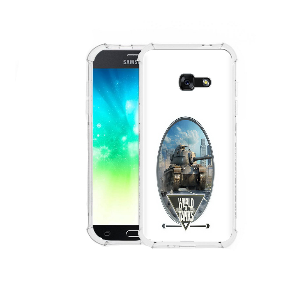 

Чехол MyPads Tocco для Samsung Galaxy A3 (2016) игра с танками, Прозрачный, Tocco