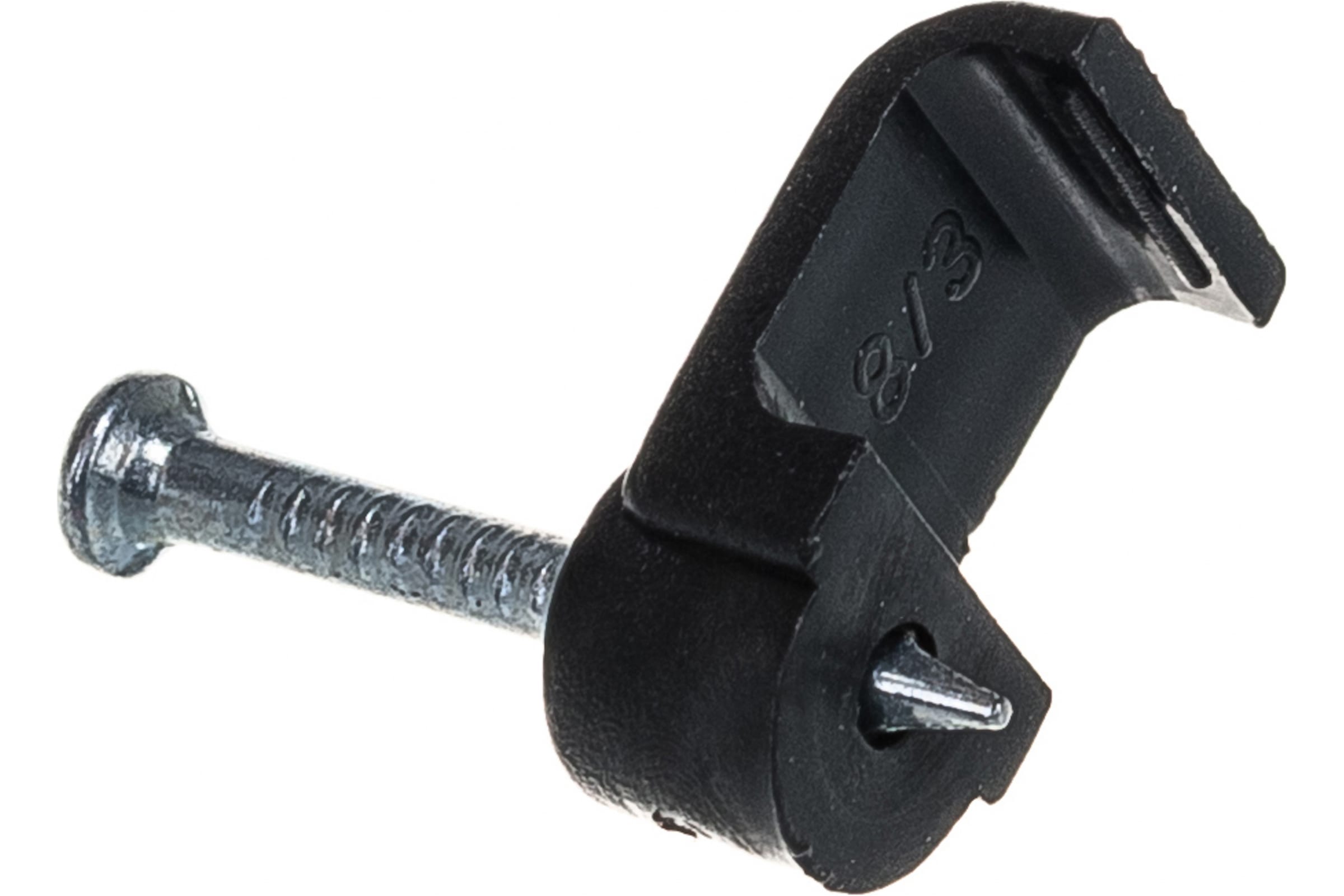 REXANT Крепеж кабеля плоский 8x3 мм, черный упак. 50 шт 07-4207-1