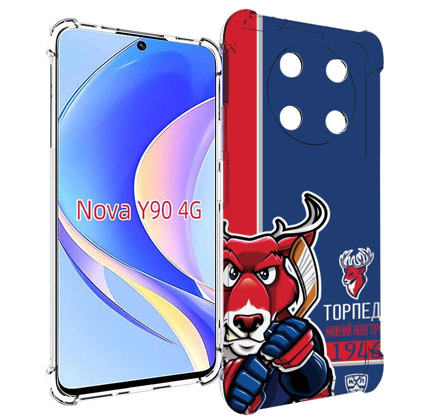 

Чехол MyPads хк торпедо нижнии новгород мужской для Huawei Nova Y90 (CTR-LX1), Tocco