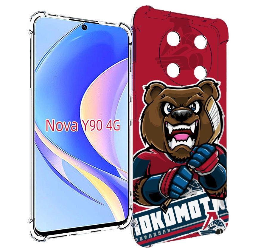 

Чехол MyPads хоккеи локомотив ярославь мужской для Huawei Nova Y90 (CTR-LX1), Tocco