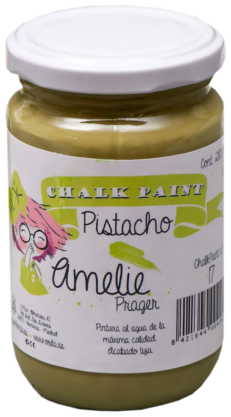 

Меловая краска AMELIE фисташковый, 280 мл
