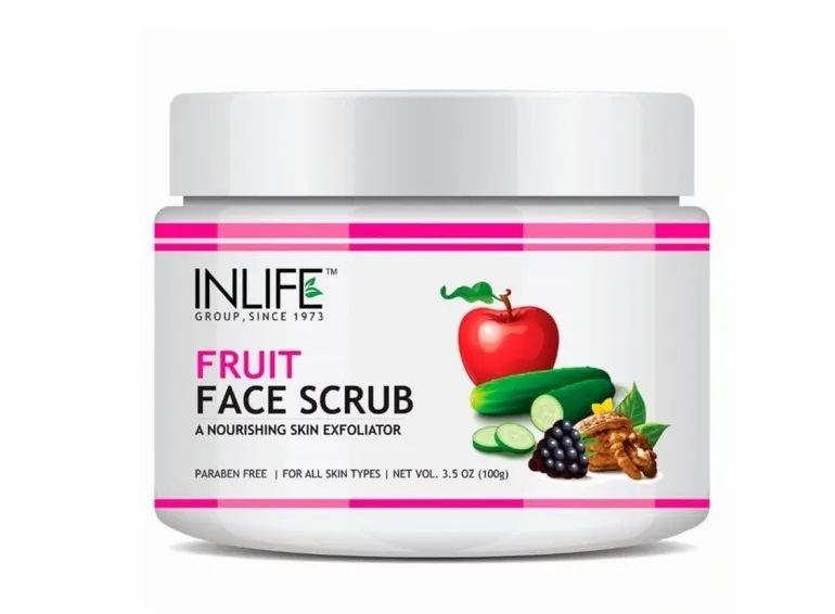 Купить Скраб очищающий лифтинг эффект для лица фруктовый 100г Fruit Face Scrub INLIFE, InlifeFFS1