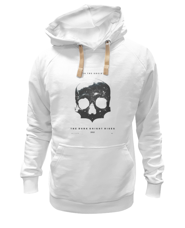 

Худи Printio Dark knight rises белое 2XL, Белый, Dark knight rises