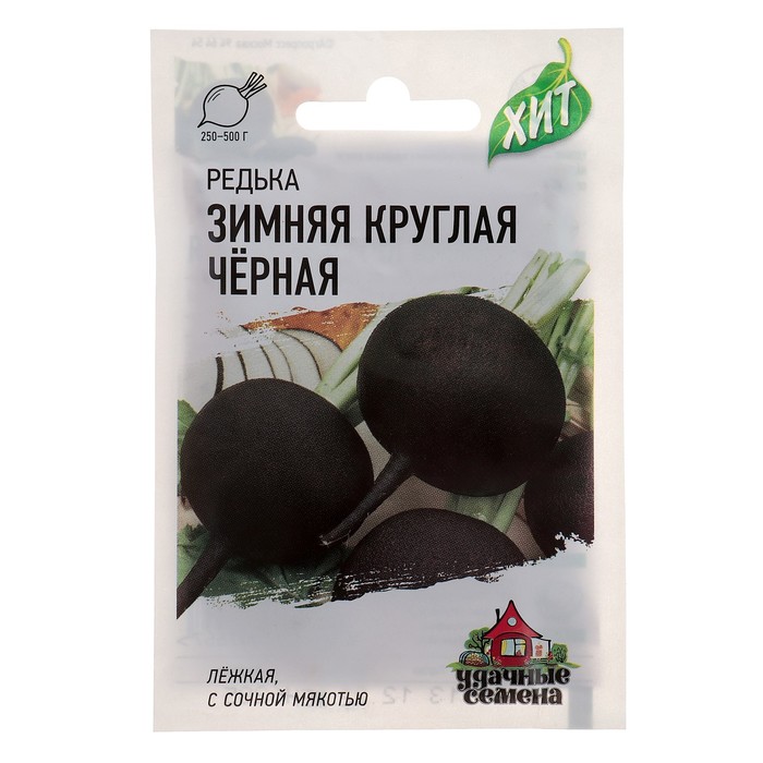 

Семена редька Зимняя круглая черная Гавриш 2869557-11p 1 уп.