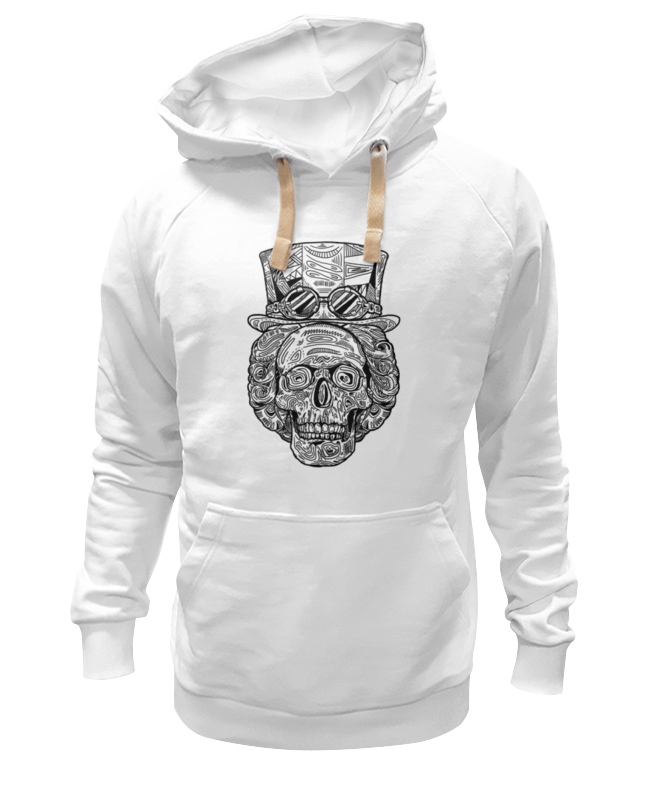 

Худи Printio Череп в шляпе белое 2XL, Белый, Череп в шляпе