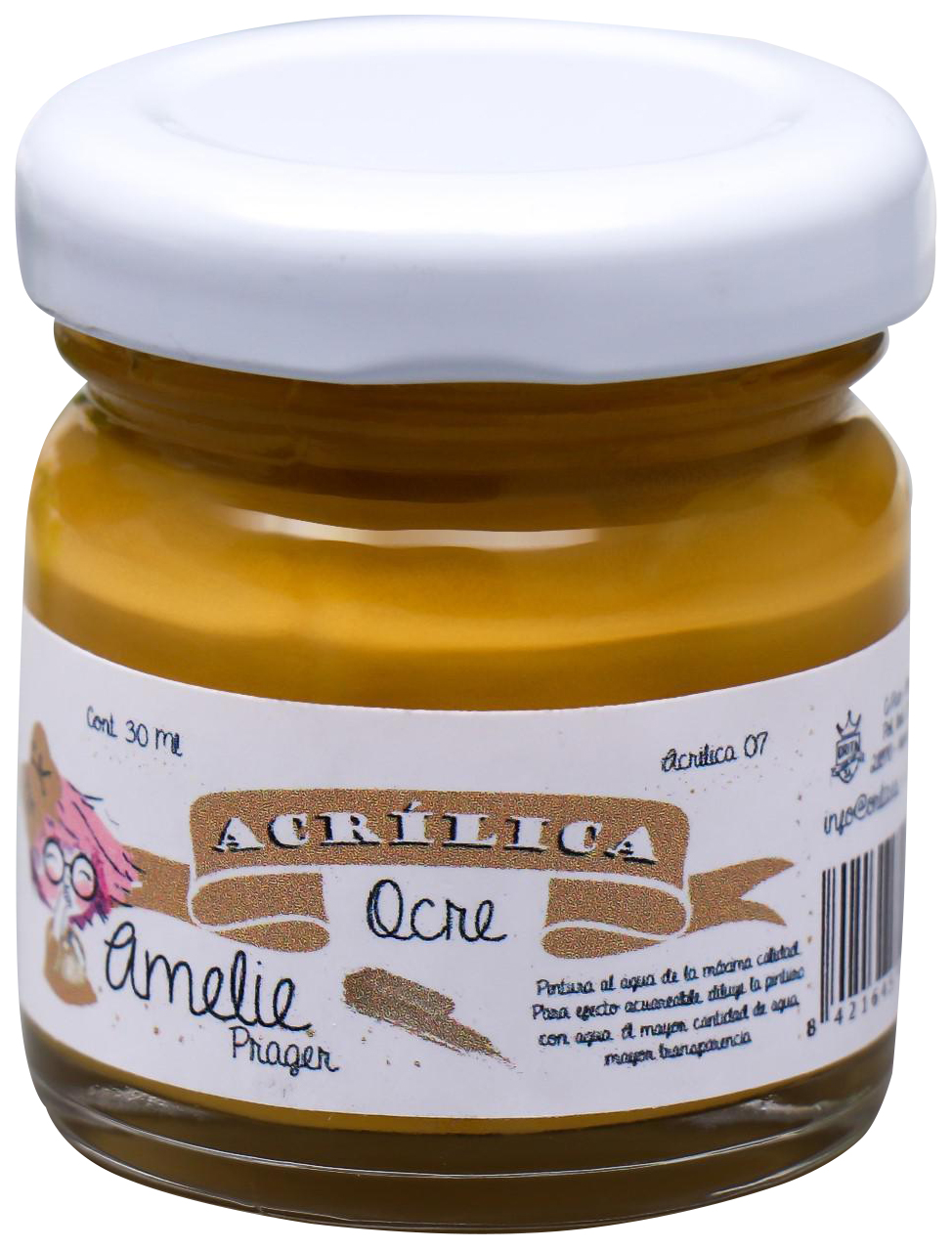 

Акриловая краска AMELIE охра, 30 мл