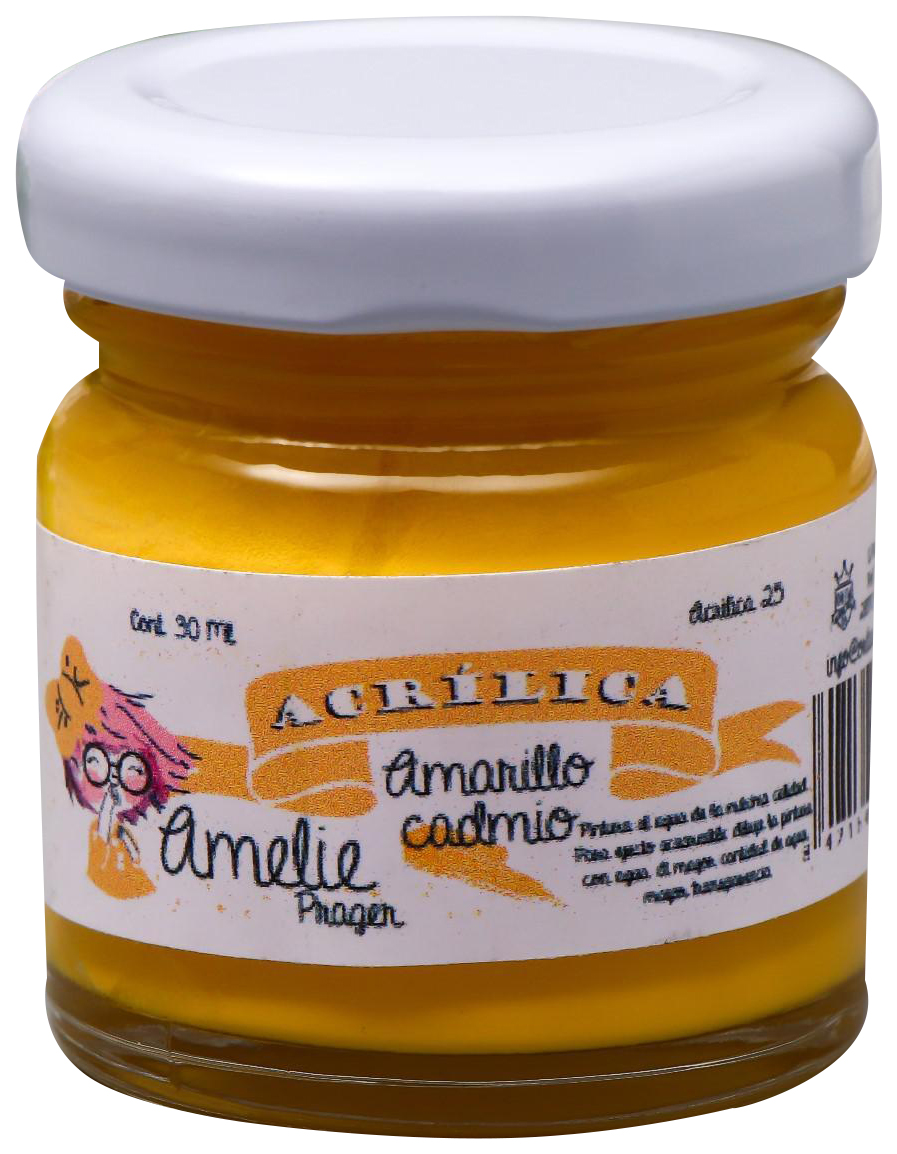 фото Акриловая краска amelie жёлтый кадмий, 30 мл