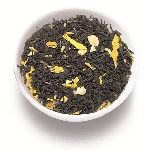 фото Чай черный ароматизированный ronnefeldt loose tea black lemon (черный лимон), 100 г.