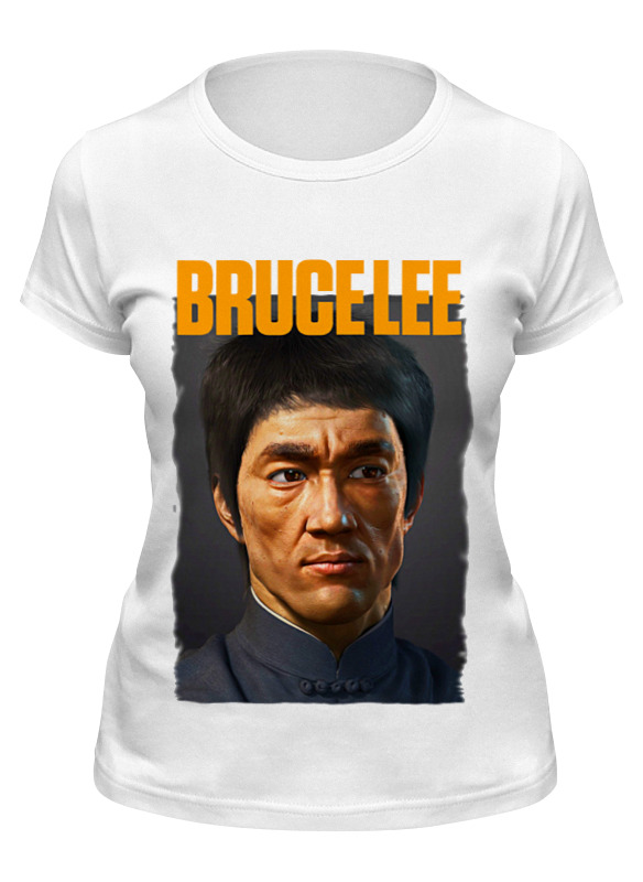 

Футболка женская Printio Bruce lee белая L, Белый, Bruce lee