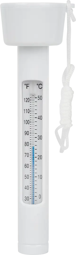 

Термометр для бассейна плавающий 19 см микс цветов, Белый