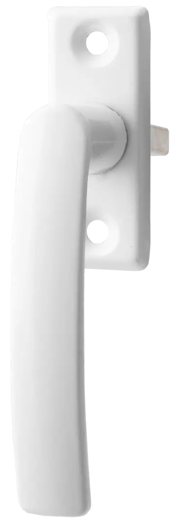 Ручка оконная РО-1 сталь цвет белый двухсторонняя оконная ручка tech krep