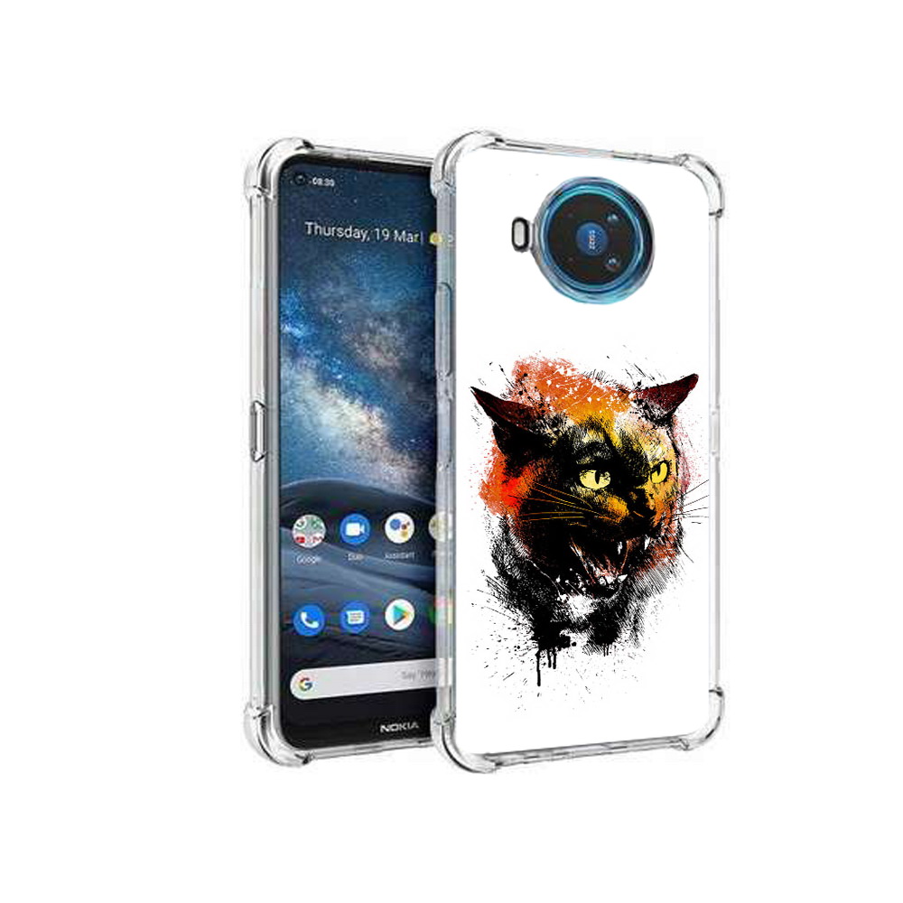 

Чехол MyPads Tocco для Nokia X100 сиамский кот (PT227057.109.598), Прозрачный, Tocco
