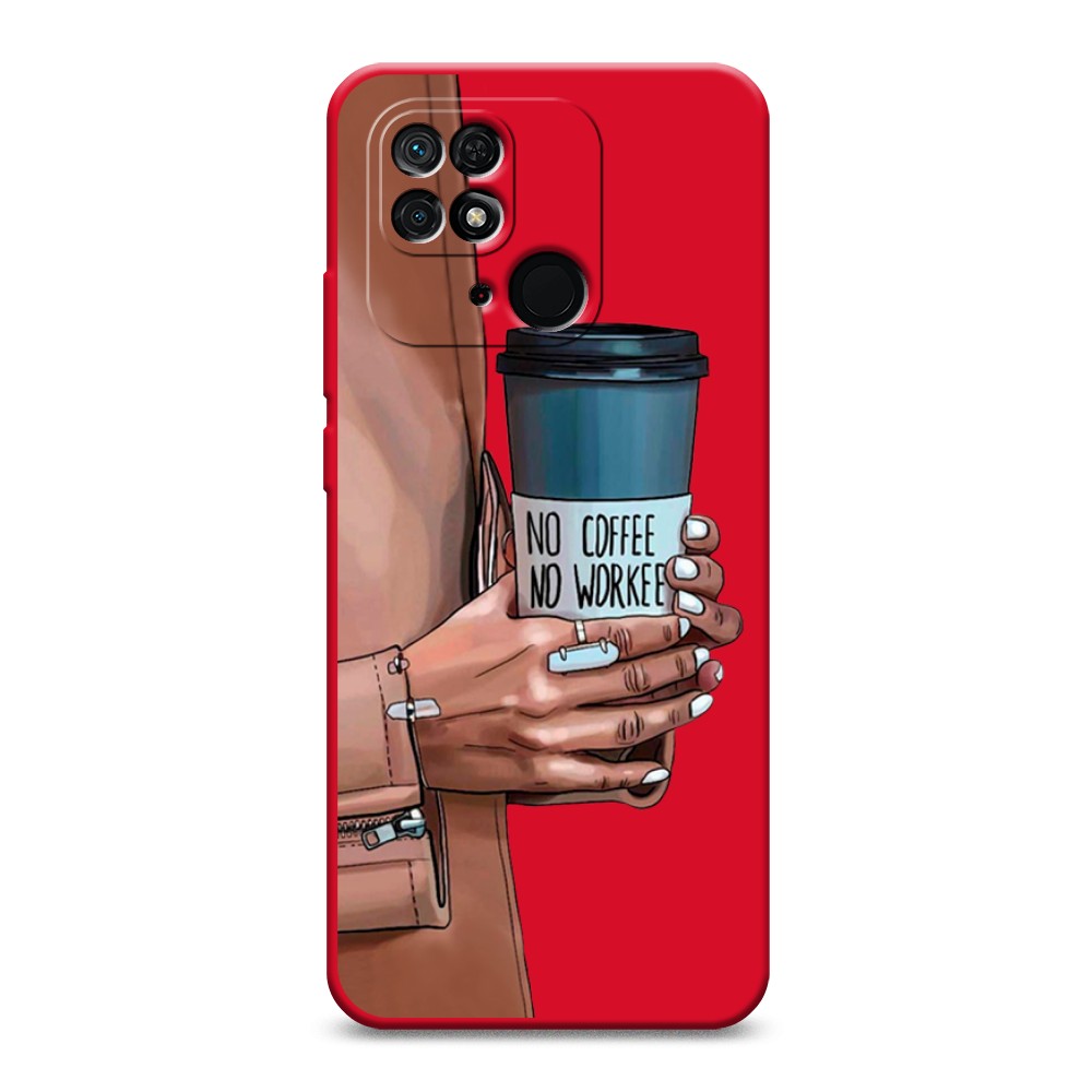 

Чехол Awog на Xiaomi Redmi 10C "No coffee", Разноцветный, 313453-1