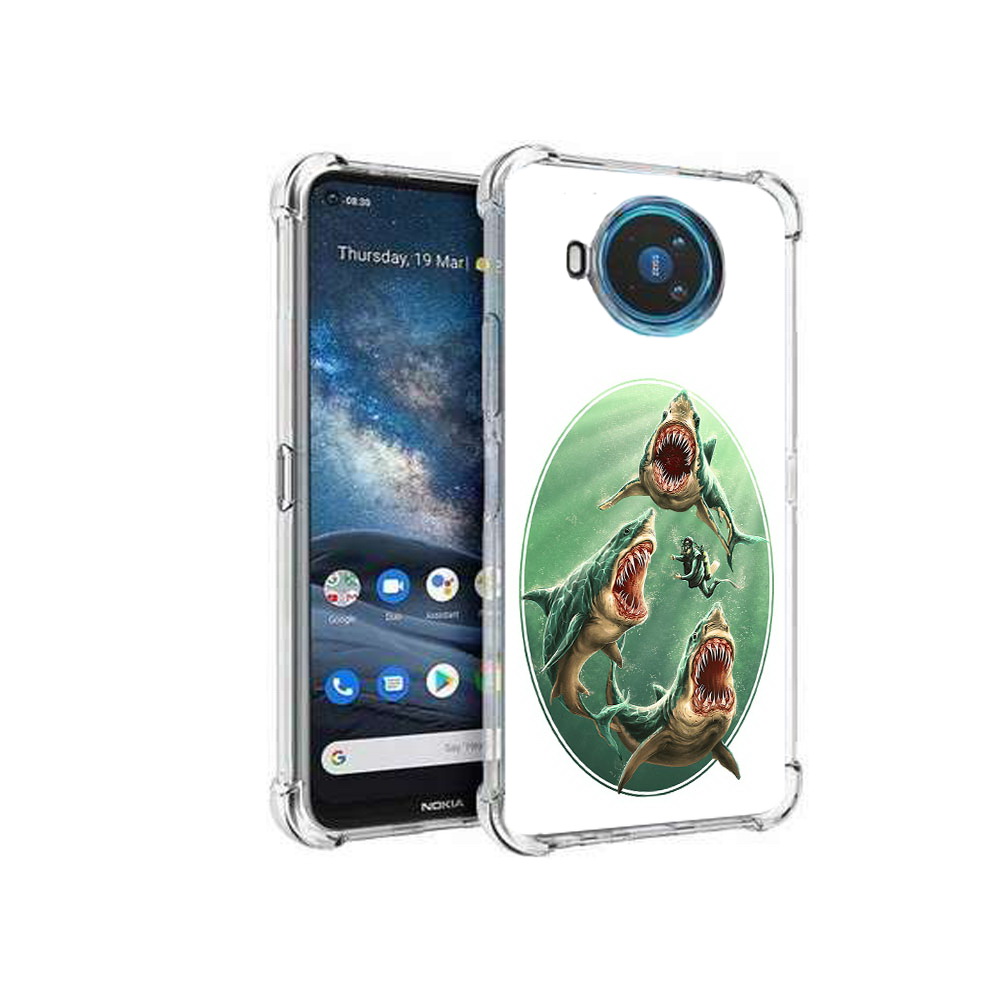 

Чехол MyPads Tocco для Nokia X100 синяя бездна (PT227057.109.600), Прозрачный, Tocco
