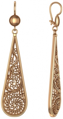 

Серьги из серебра ПРИВОЛЖСКИЙ ЮВЕЛИР 362874, 362874